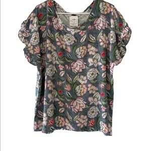 Loft floral blouse